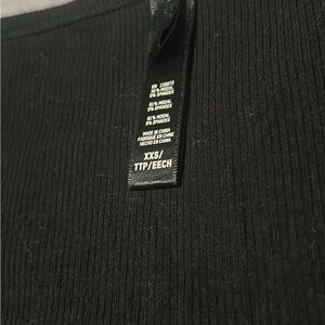 Skims black long sleeve dress (long) brand new worn once